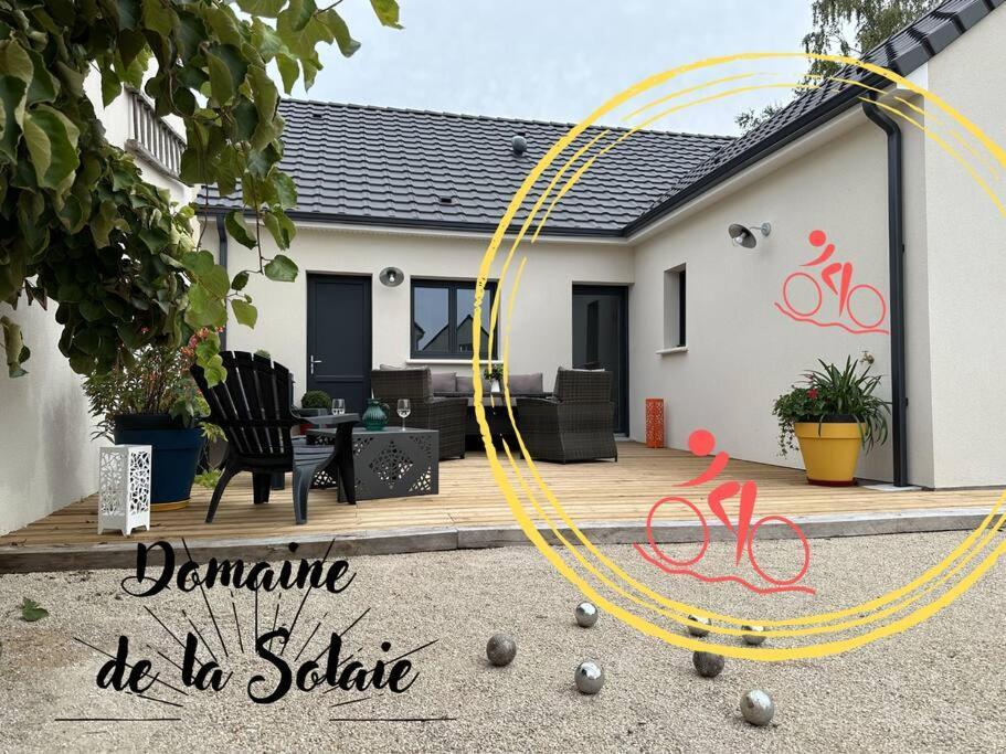 Вілла * Domaine De La Solaie * - Proche Bords De Loire Saint-Denis-de l'Hotel Екстер'єр фото